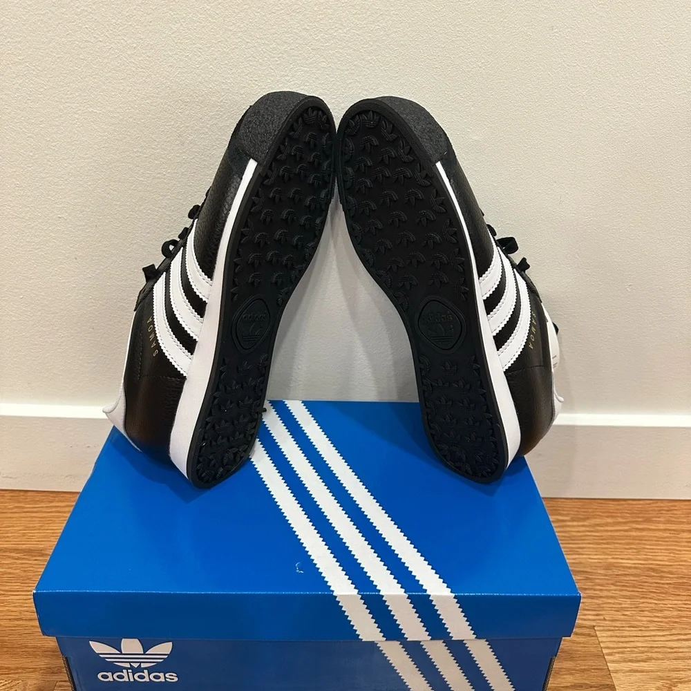 NIB Adidas Samoa Sneakers, Black/White, Men’s 7 - Picture 8 of 16